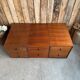 Trio of vintage chests of drawers
