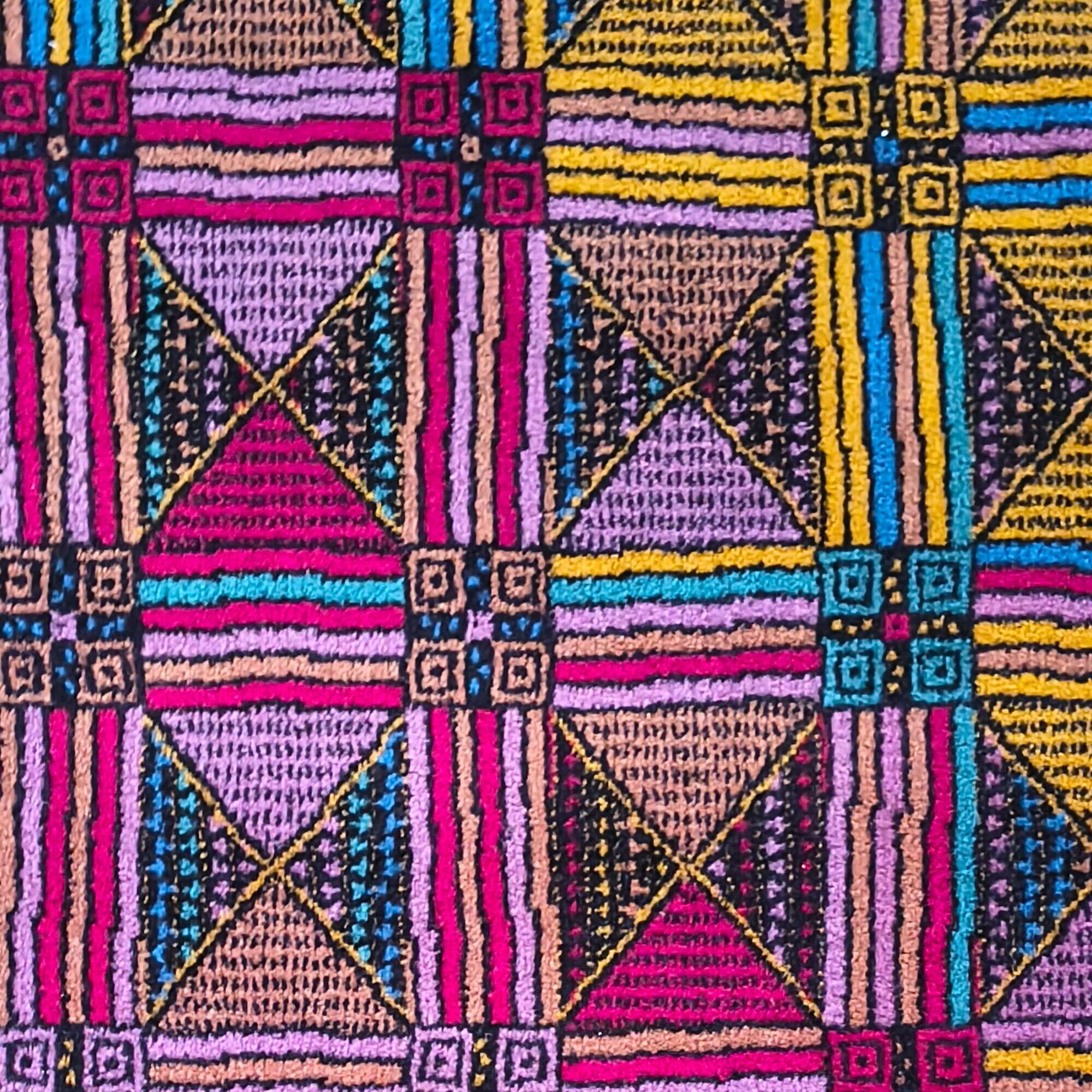 Tapis en laine géométrique italien magnifique des années 1980 par Missoni pour T&J Vestor