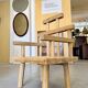 Childs Primitive Wooden Armchair