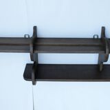 wooden plate shelf