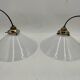 Opaline cone pendants