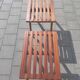 Pair of massive Reconstruction furniture mahogany side Tables