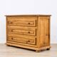 Grande commode en chêne massif des années 1970