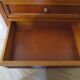 Rare Louis Philippe chest of drawers with 7 drawers from the 80s in cherry wood