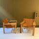Pair of Scandinavian armchairs "Natura" by Karine Mobring.
