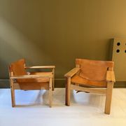 Pair of Scandinavian armchairs "Natura" by Karine Mobring.
