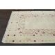 1970s vintage Turkish Oushak handmade wool cotton beige area rug 176x267