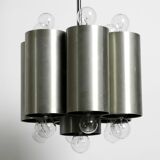Italian 1960s Space Age ceiling lamp with 13 glasses by Goffredo Reggiani