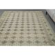 1970s vintage Turkish Oushak handmade wool cotton brown area rug 195x283
