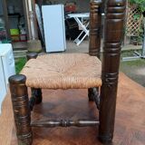 Chaise basse campagnarde