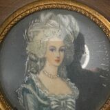 Signed miniature portrait