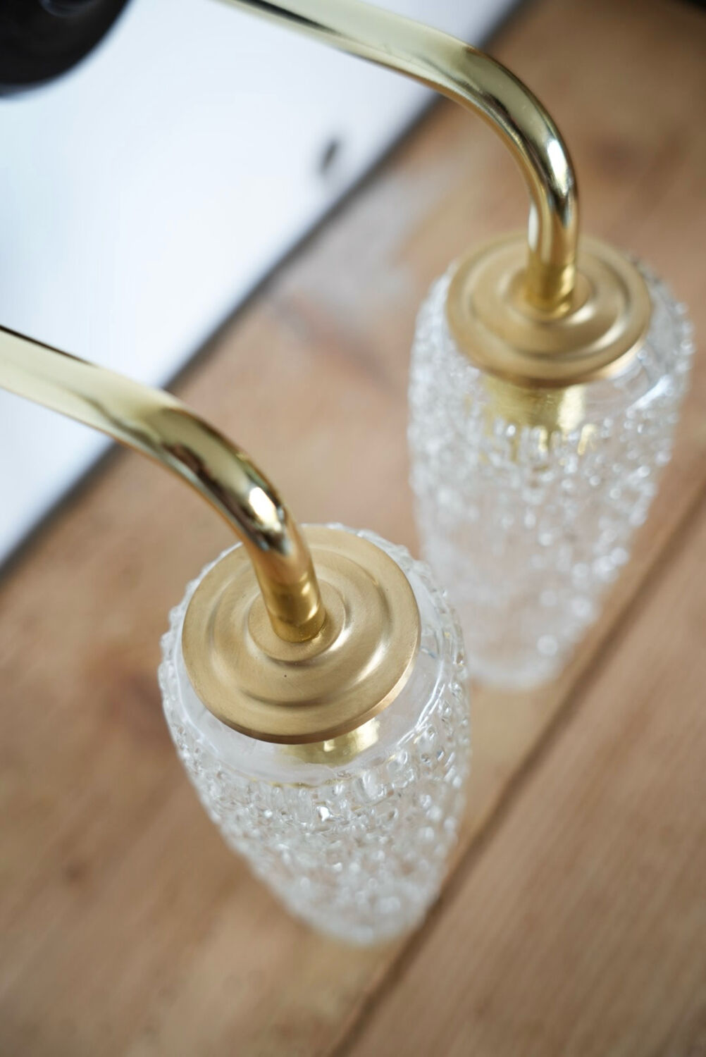 Pair of tulip wall lights