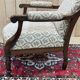 Fauteuil Voltaire du XIXème en noyer - L=68cm, P=78cm, H=1m07, H assise=40cm.