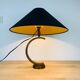 Sculptural brass lamp modernist style 50s