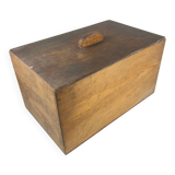 Antique handcrafted wooden workshop box, 20th century