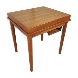 Table de jeu scandinave en teck