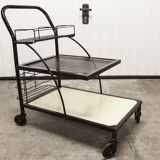 Trolley on wheels 1960 perforated metal