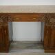 Desk Art Deco shelf marble