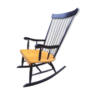 Rocking chair scandinave années 50-60