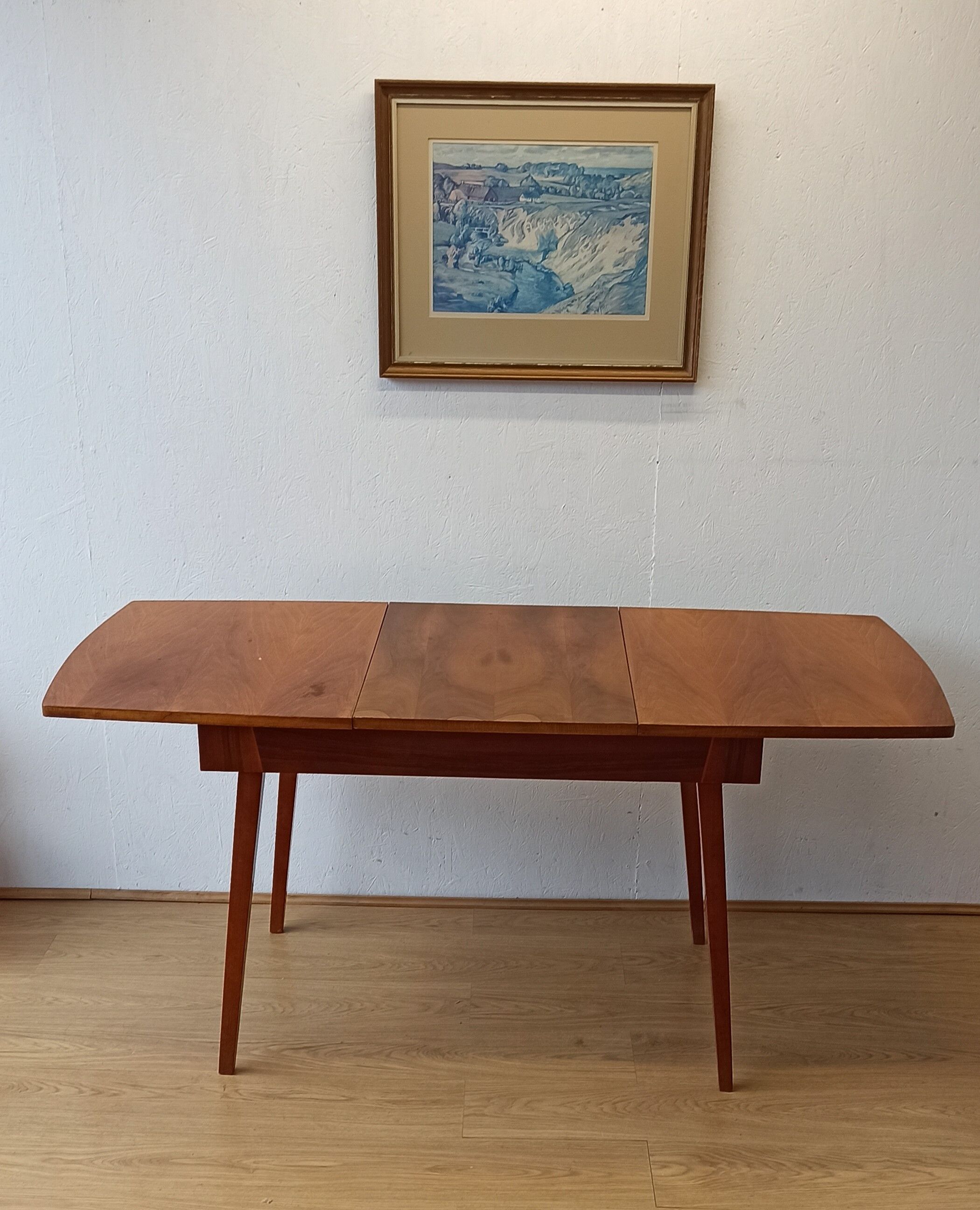 Modernist extendable dinning table  Bilea  of the 1960s.