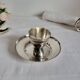 Silver-plated egg cup