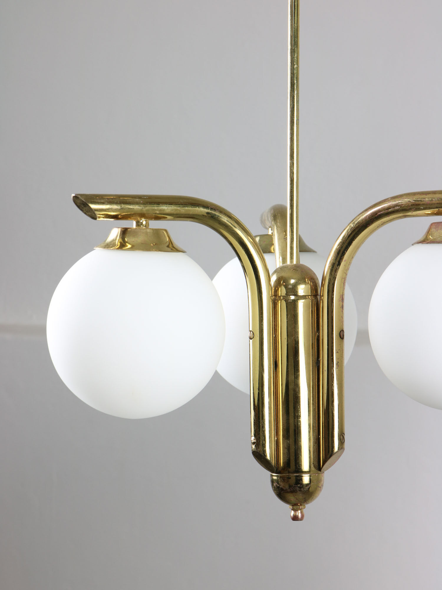 Vintage italian golden angel chandelier