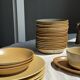 Set of 29 CNP village France D19 soup plates