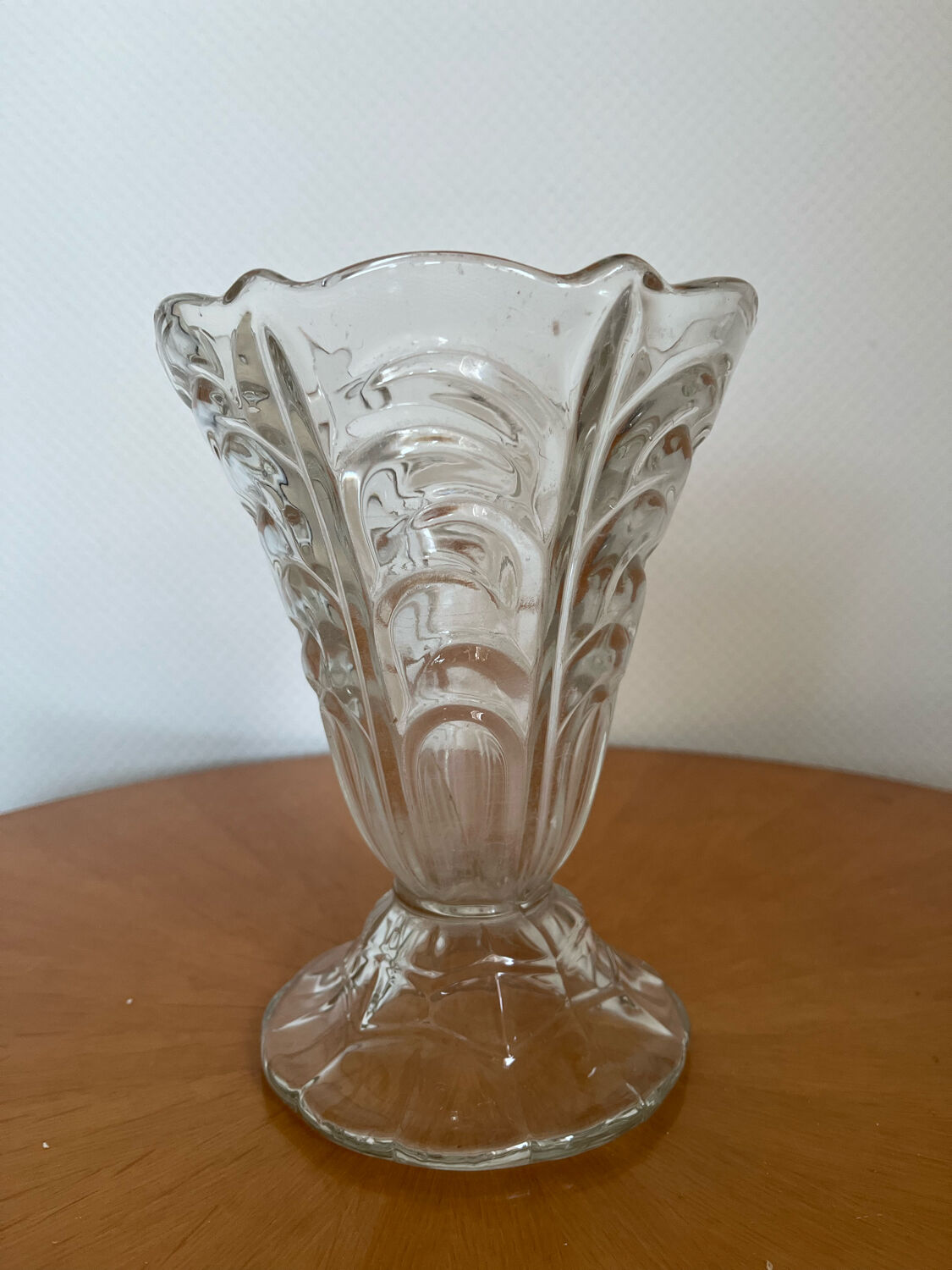 Vintage glass vase