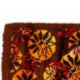 Tapis à poils longd du 20ème siècle 137 x 72 cm