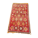 Old orange kilim carpet