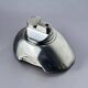 Brutalist lighter by Art3, solid aluminium, Spain, 1970s