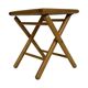 tabouret de table d'appoint vintage style thonet sangles