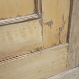 Raw wooden cabinet