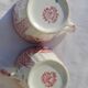 2 Lunéville earthenware coffee cups Tsarine model