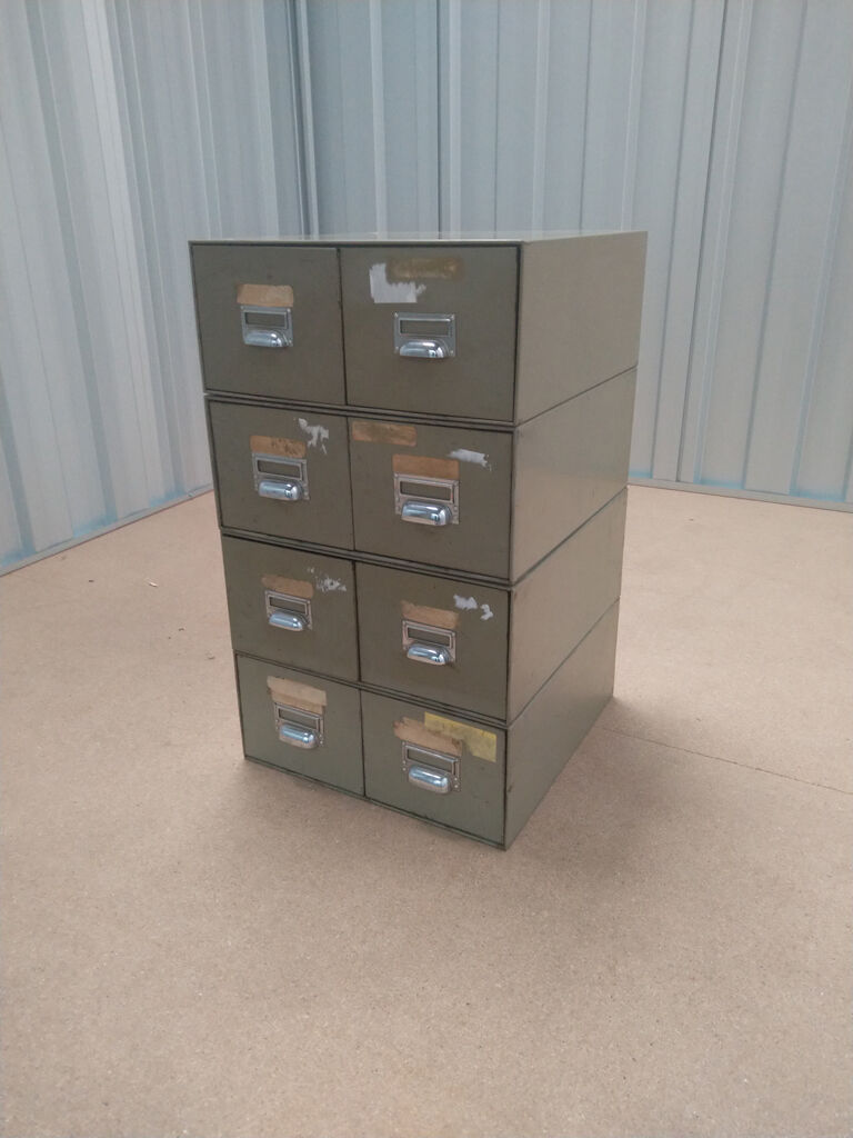 Paire de tiroirs en métal - Ensemble de 4