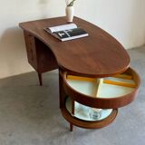 Vintage desk Kai Kristiansen with bar