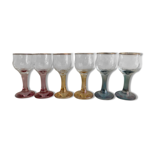 6 verres à digestif
