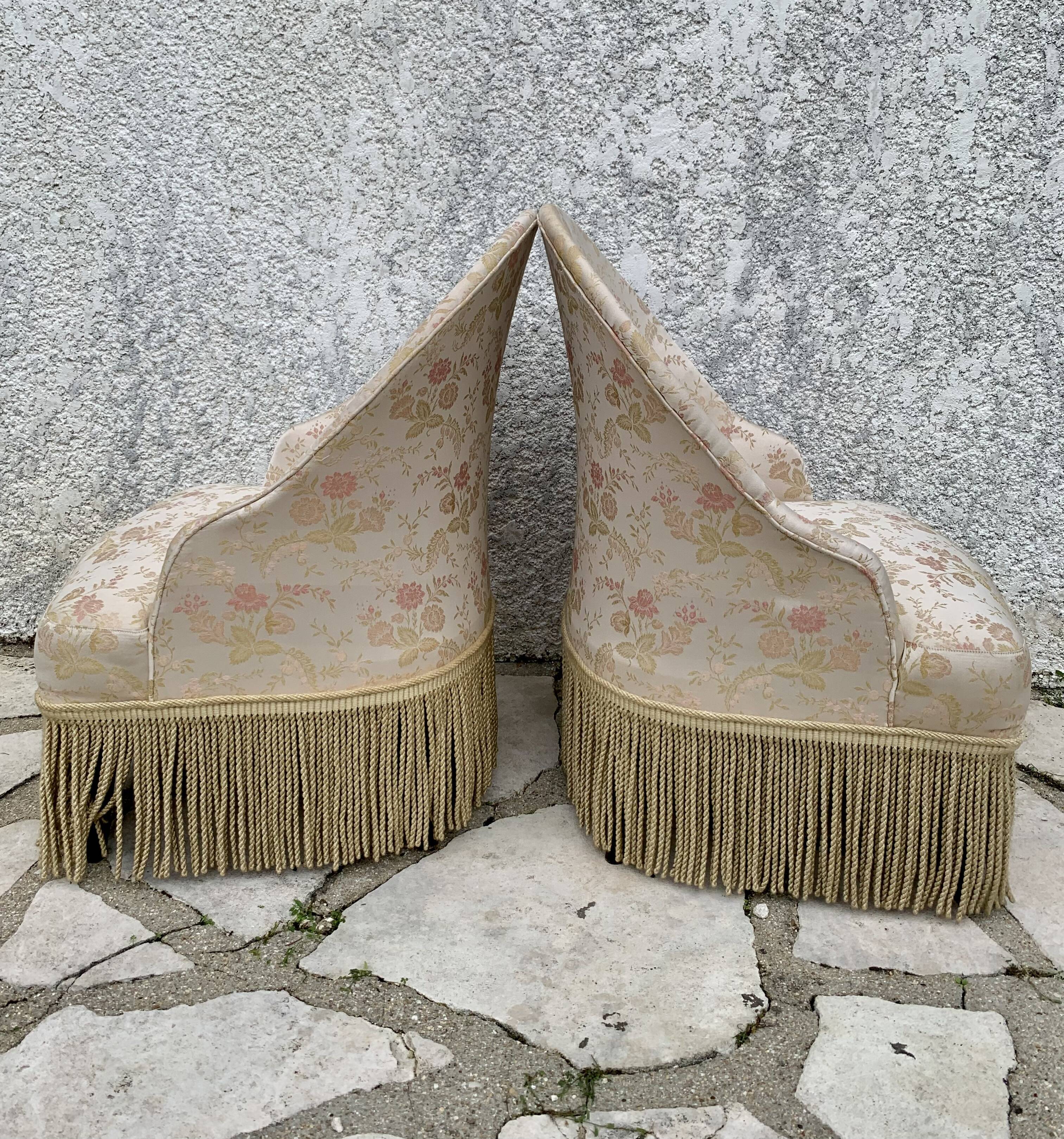 Pair of vintage toad chairs