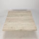 Italian travertine coffee table, 1980s