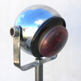 Lamp ball on feet in chromed metal years 60/70