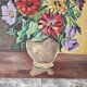 Oil on Canvas Still Life Spring Flowers Signed JP Collinet