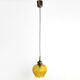 1970s modernist hanging lamp, poland