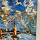 Old painting, Marine, signed XX century