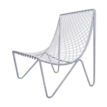 Vintage armchair - Metal and synthetic rope