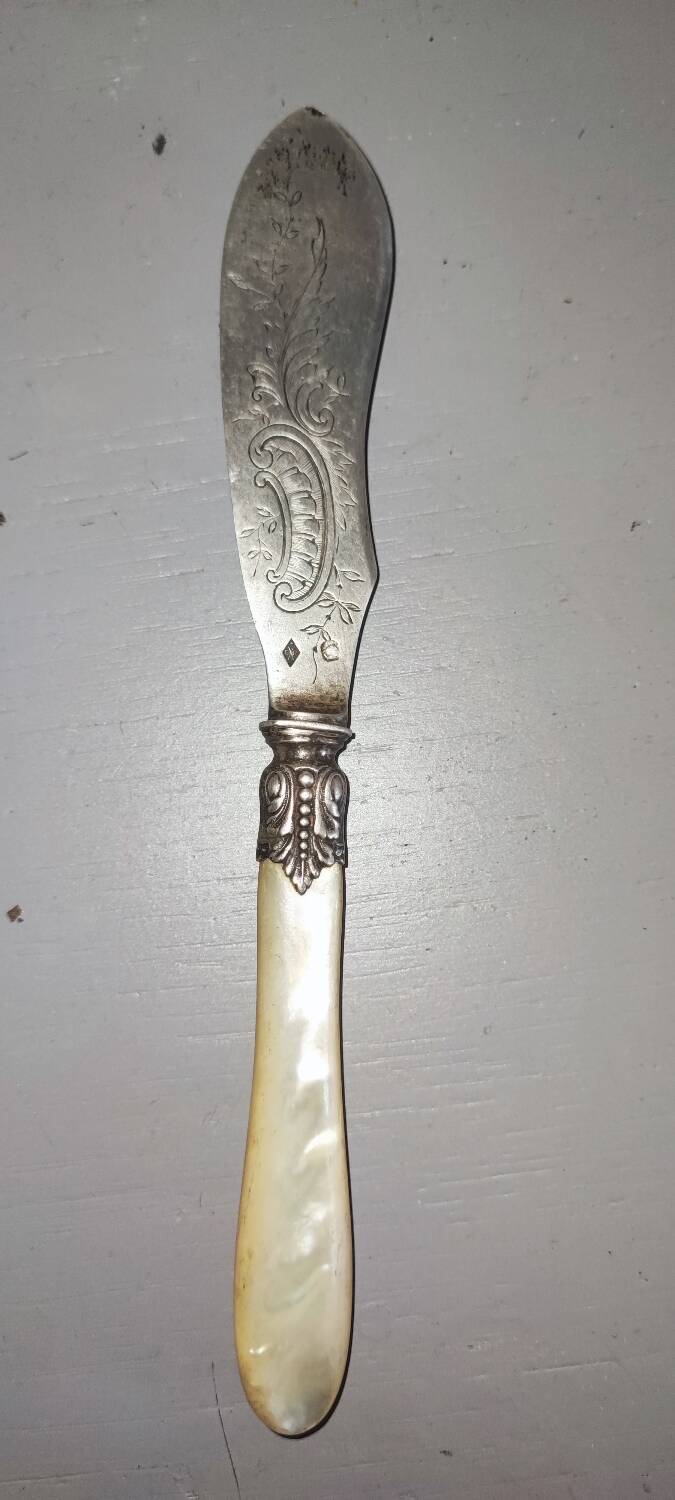 Silver butter knife