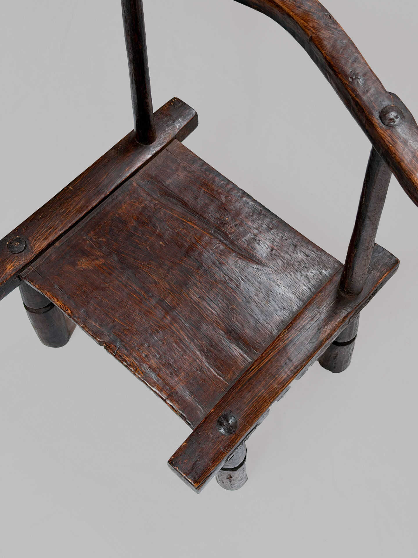 Baoule chair in wood (Ivory Coast)