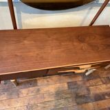 Commode coiffeuse scandinave danoise vintage 1960  2 tiroirs