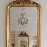 Large Louis Philippe Style Golden Mirror
