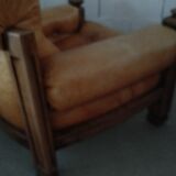 Brutalist Leather Lounge