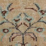 3x10 Light Green & Cream Antique Vintage Runner Rug, 80x296Cm